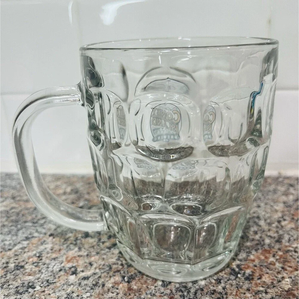 Coney Island Brewery Heavy Glass Micro Brew Beer Mug - New York City Brewing